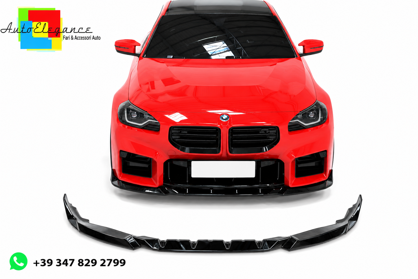 💕SPLITTER ANTERIORE BMW M2 G87 (2023+) Nero Lucido💕