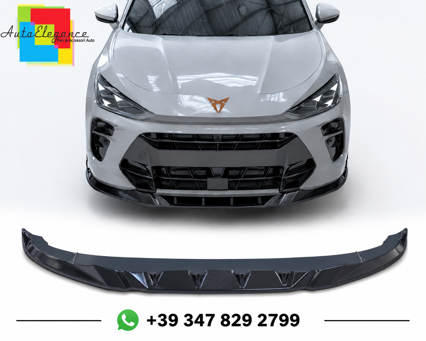 💕SPLITTER ANTERIORE CUPRA Terramar (2024+) Nero Lucido💕