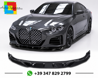 💕SPLITTER ANTERIORE BMW 4Series Coupe/Cabrio(G22/G23)M-Pack 2020- Nero Lucido💕