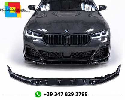 💕SPLITTER ANTERIORE BMW 5 Series G30/G31 Facelift M-Pack 2020-23 Nero Lucido💕