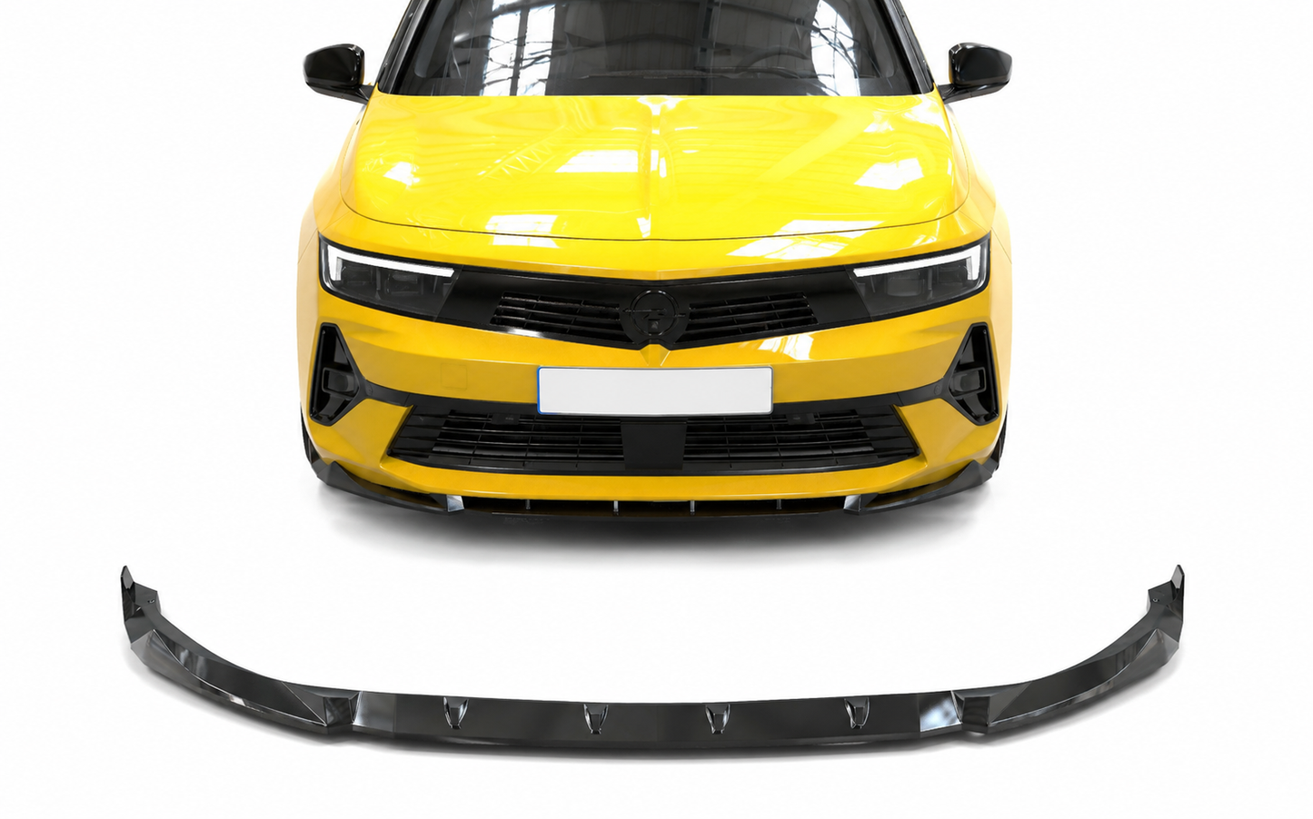 💕SPLITTER ANTERIORE Opel Astra L (2020+) Nero Lucido 💕