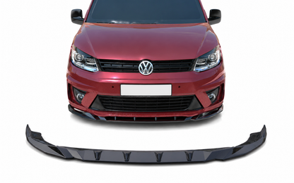 💕SPLITTER ANTERIORE VW Caddy Mk4 (2015–2021) Nero Lucido 💕