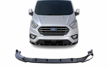 💕 Splitter Anteriore Adatto per Ford Transit Mk9 2020+ Nero Lucido ABS 💕