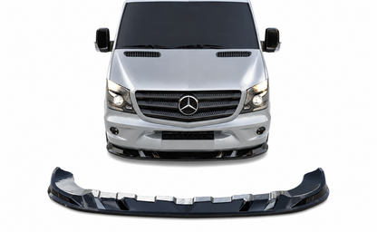 💕 Splitter Anteriore Adatto per Mercedes Sprinter W906 2014-2018 Nero Lucido 💕