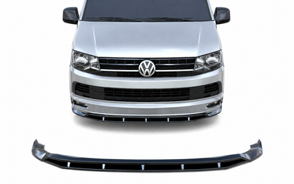 💕 Splitter Adatto per VW Transporter T6 2015-2019 Nero Lucido ABS 💕