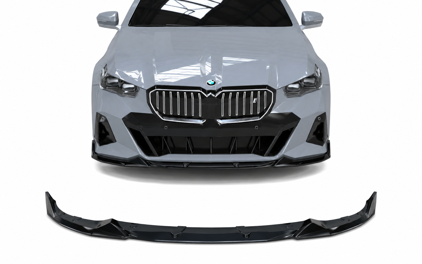 💕 Splitter Adatto per BMW Serie 5 G60 i5 M-Pack Nero Lucido ABS 💕 (Copia)