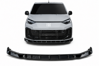 💕 Splitter Anteriore Adatto per Fiat Scudo 507 2024+ Nero Lucido 💕