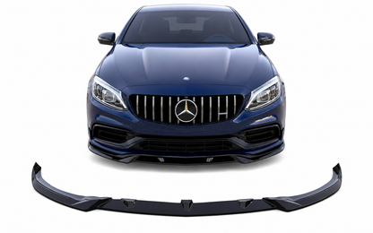 💕 Splitter Anteriore Adatto per Mercedes C63 C63S W205 2015-2021 Nero Lucido 💕