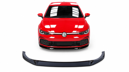 💕 Splitter Anteriore Adatto per VW Golf 8 GTI GTD GTE V2 Nero Lucido 💕