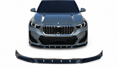 💕 Splitter Anteriore Adatto per BMW X1 U11 M-Pack 2022+ Nero Lucido 💕