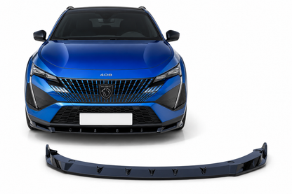 💕 Splitter Anteriore Adatto per Peugeot 408 GT P54 2022+ Nero Lucido 💕