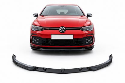 💕Splitter Anteriore Adatto per VW Golf Mk8 GTI GTE R-Line 2024+ Nero Lucido💕