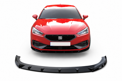 💕Splitter Anteriore Adatto per Seat Leon FR Mk4 2020+ Nero Lucido💕