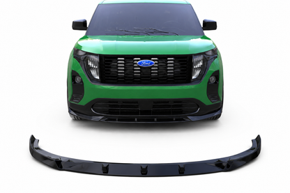 💕 Splitter Anteriore Adatto per Ford Courier Mk2 2023+ Nero Lucido 💕