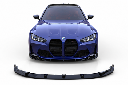 💕 Splitter Anteriore Adatto per BMW M3 G80 G81 2021+ Nero Lucido 💕