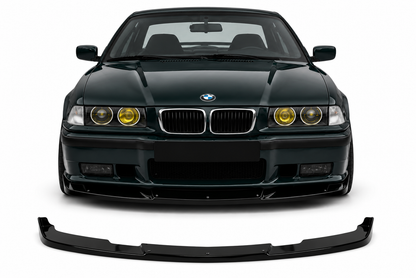 💕Splitter Anteriore Adatto per BMW M3 Series E36 (1990-2000) Nero Lucido💕