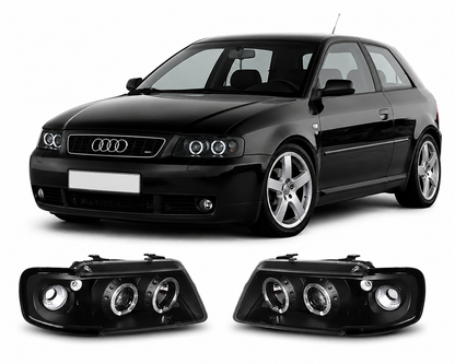 💕 FARI ANTERIORI ANGEL EYES Adatto per AUDI A3 8L (96-2000) 💕
