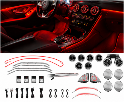 💕 Kit Luci Ambiente Adatto per Mercedes Classe C W205+GLC Ambient Light LED 💕