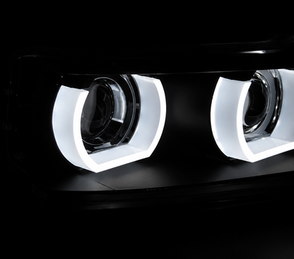 💕 Fari Anteriori Adatto per BMW E90 E91 09-11 Xenon LED DRL AFS Neri 💕