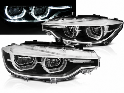 💕 Fari Anteriori Adatto per BMW F30 F31 LCI 15-18 Full LED DRL 💕
