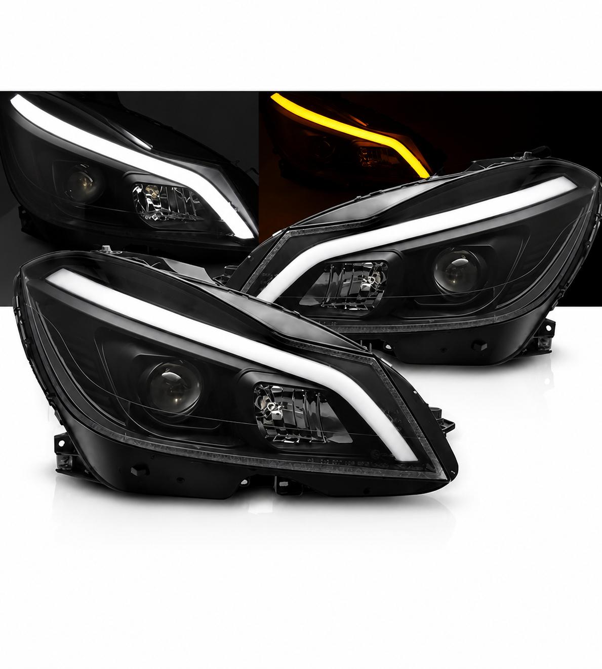 SPLITTER SUITABLE FOR VW GOLF 8 GTI GTD RLINE LOOK GLOSSY BLACK SPORTY DESIGN 