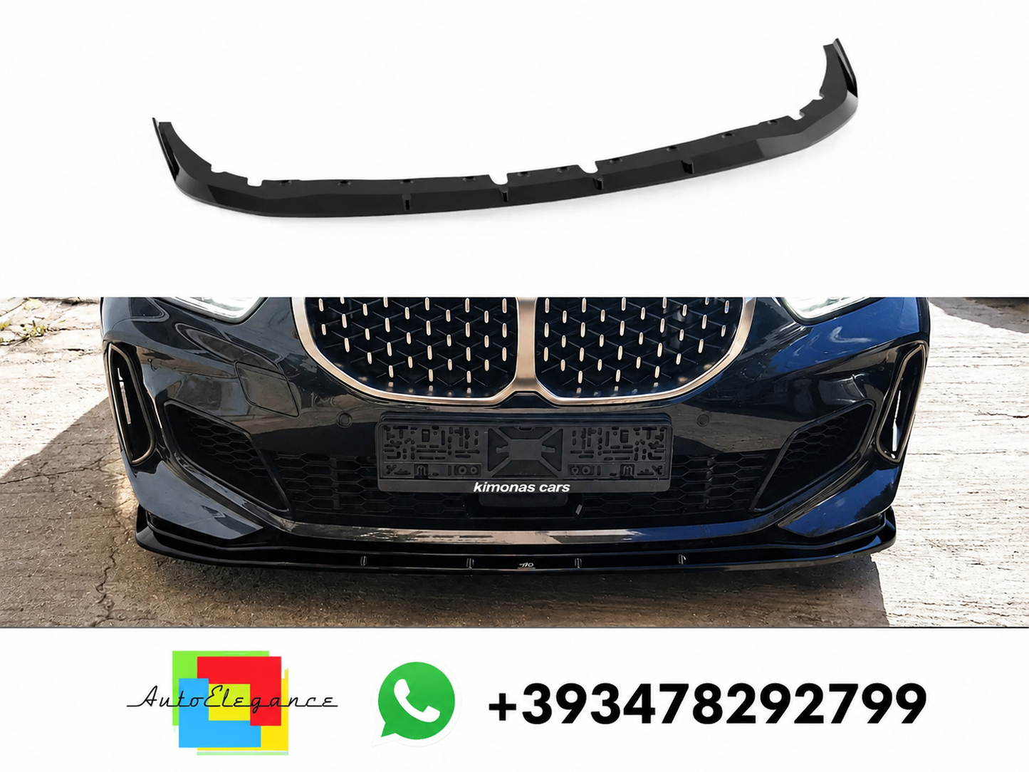 💕Splitter ANTERIORE BMW M135i F40 Nero LUCIDO💕