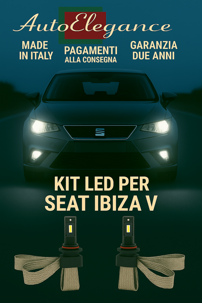 🔥 KIT LED H7 6000K Abbaglianti per SEAT IBIZA V | Bianco CANBUS🔥