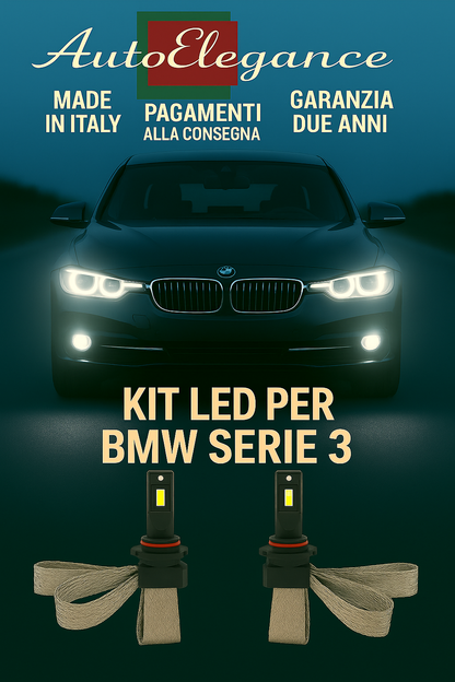 🔥KIT LED H7 6000K Abbaglianti per BMW SERIE 3 | Bianco CANBUS🔥
