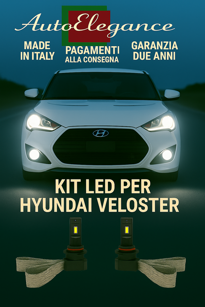 🔥KIT LED H7 6000K Abbaglianti per HYUNDAI VELOSTER | Bianco CANBUS🔥