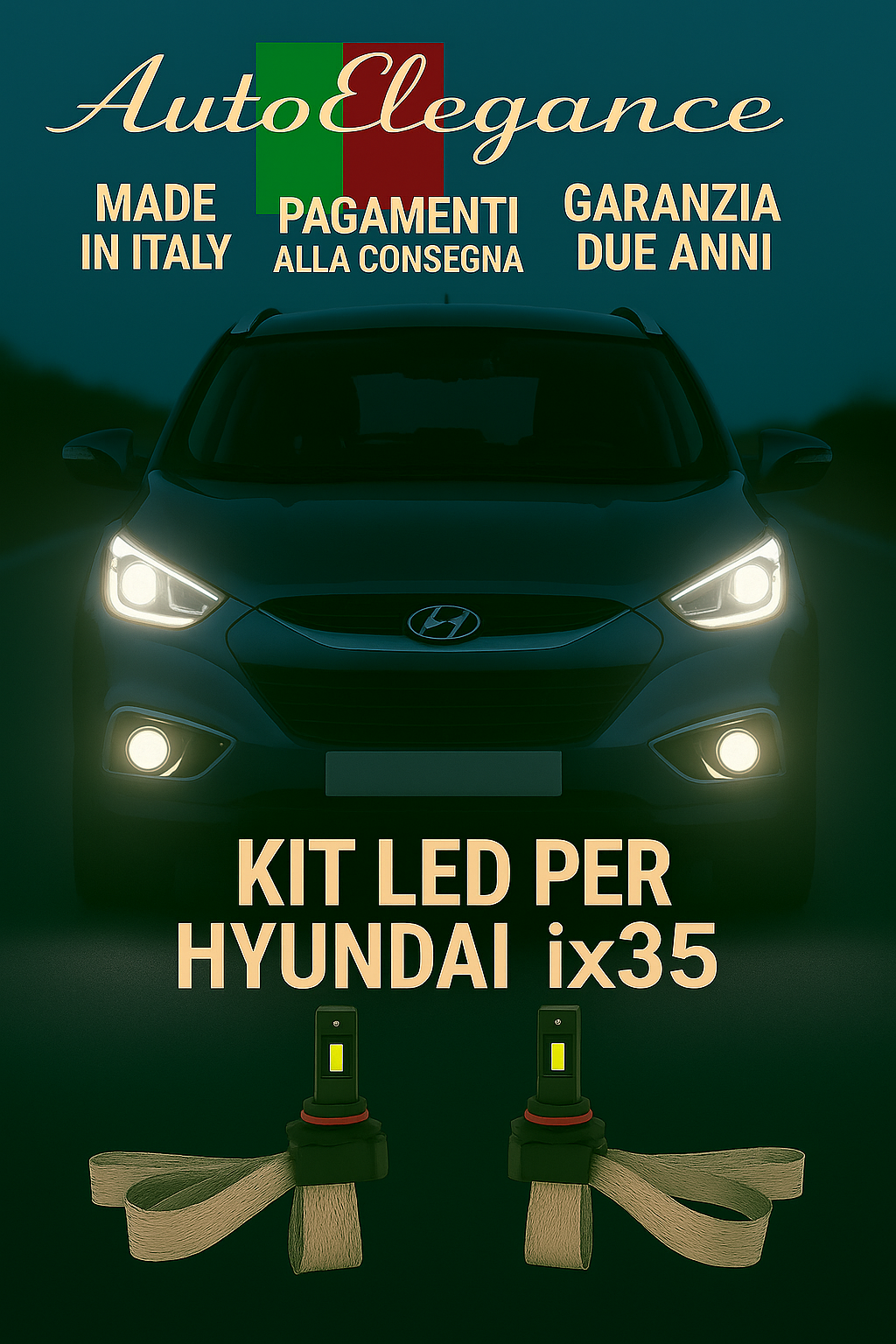 🔥 KIT LED H7 6000K Abbaglianti per HYUNDAI IX35 | Bianco CANBUS🔥