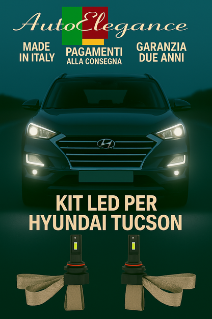 🔥KIT LED H7 6000K Abbaglianti per HYUNDAI TUCSON | Bianco CANBUS 🔥