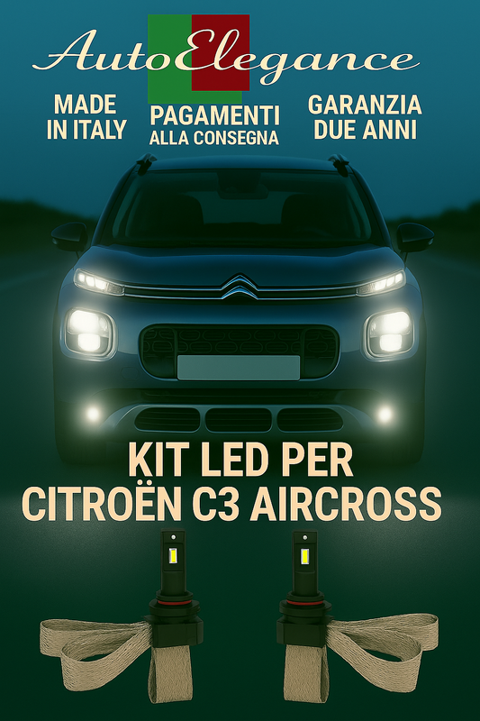 🔥KIT LED H7 6000K Abbaglianti per CITROËN C3 AIRCROSS | Bianco CANBUS 🔥