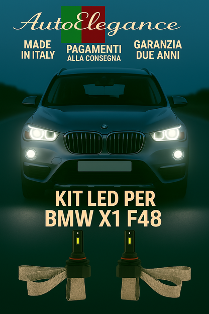 🔥 KIT LED H7 6000K Abbaglianti per BMW X1 F48 | Bianco CANBUS🔥