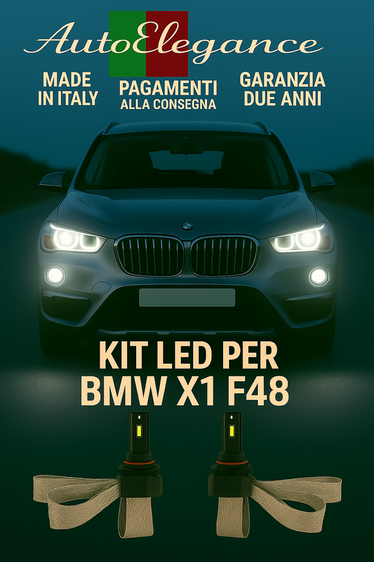 🔥 KIT LED H7 6000K Abbaglianti per BMW X1 F48 | Bianco CANBUS🔥