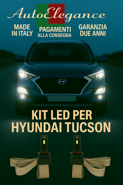 🔥KKIT LED H7 6000K Abbaglianti per HYUNDAI TUCSON | Bianco CANBUS🔥