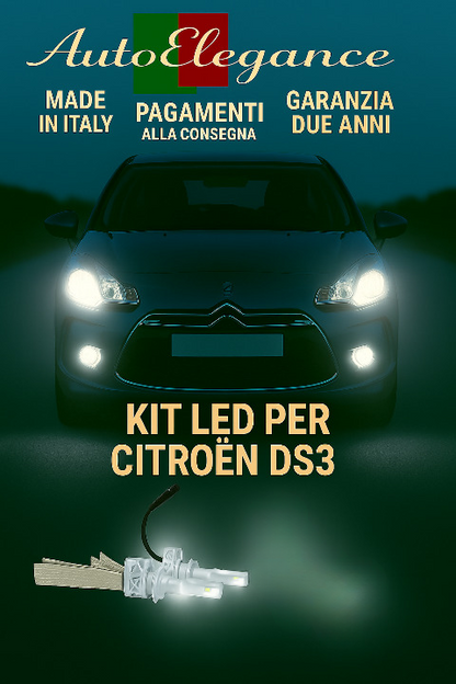 🔥 KIT LED H7 6000K Abbaglianti per CITROËN DS3 | Bianco CANBUS 🔥