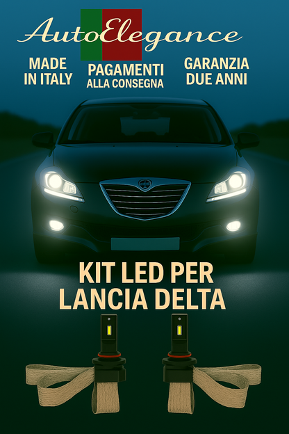 🔥KIT LED H7 6000K Abbaglianti per LANCIA DELTA | Bianco CANBUS🔥