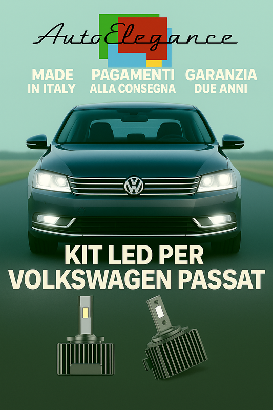 💕 KIT LED D3S 6000K VW Passat B7 Anabbaglianti + Fendinebbia Bianco 💕