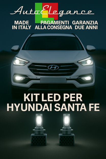 🔥KIT LED D1S 6000K Anabbaglianti per Hyundai Santa Fe | Bianco CANBUS🔥 (Copia)