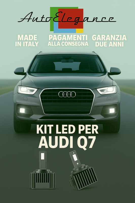 💕 KIT LED D3S 6000K Bianco Audi Q7 Solo Fari Anabbaglianti Xenon 💕