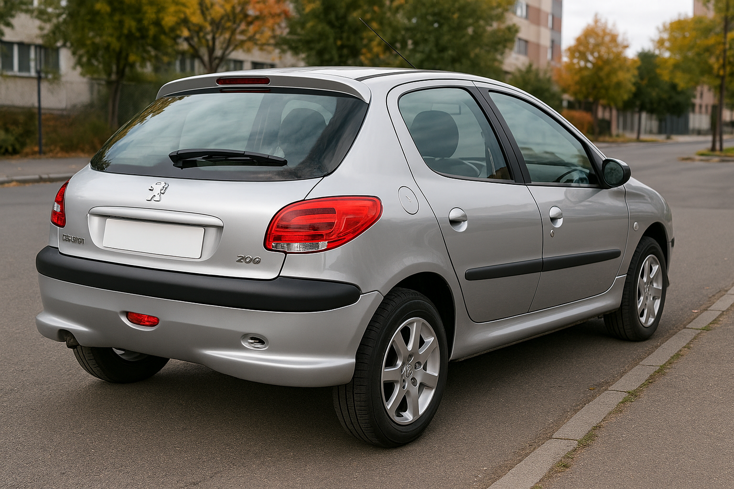 😎FARI POSTERIORI BARRA LED ROSSO BIANCO ADATTO PER PEUGEOT 206😎