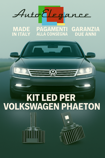 💕 KIT LED D3S 6000K Bianco VW Phaeton Solo Fari Anabbaglianti Xenon 💕