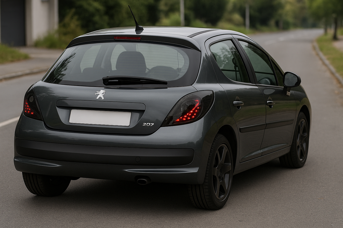 😎FARI POSTERIORI LED FUMO ADATTO PER PEUGEOT 207 3D/5D 05.06-06.09😎