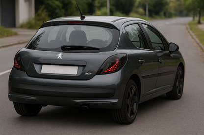 😎FARI POSTERIORI LED FUMO ADATTO PER PEUGEOT 207 3D/5D 05.06-06.09😎