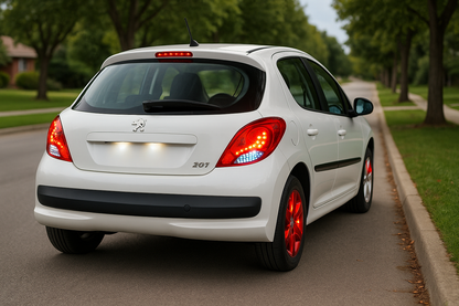 😎FARI POSTERIORI  LED ROSSO FUMO ADATTO PER PEUGEOT 207 3D/5D 05.06-06.09😎