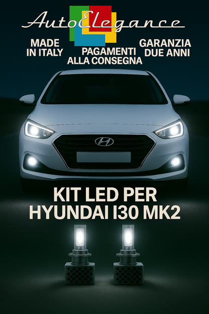 🔥KIT LED D3S 6000K Anabbaglianti + Fendinebbia per Hyundai i30 MK2🔥