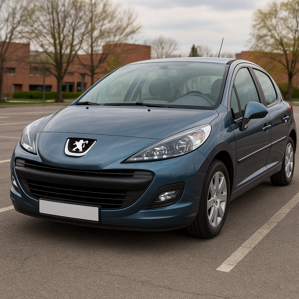 😎FARI ANTERIORI LUCE DIURNA NERO ADATTO PER PEUGEOT 207 3D/5D 05.06-06.09😎