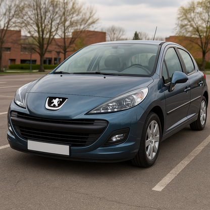 😎FARI ANTERIORI LUCE DIURNA NERO ADATTO PER PEUGEOT 207 3D/5D 05.06-06.09😎