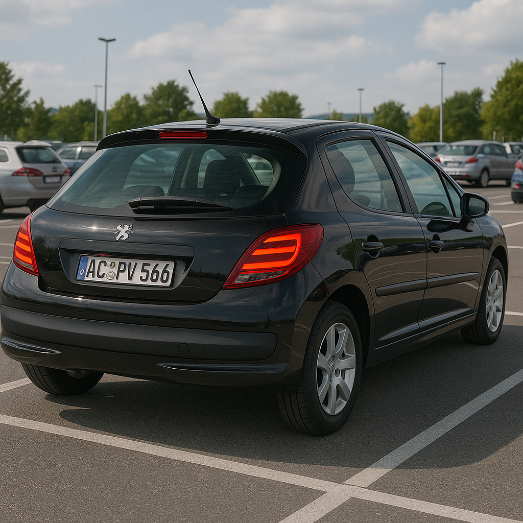 😎FARI POSTERIORI BARRA LED ROSSO FUMO ADATTO PER PEUGEOT 207😎