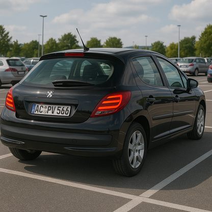 😎FARI POSTERIORI BARRA LED ROSSO FUMO ADATTO PER PEUGEOT 207😎